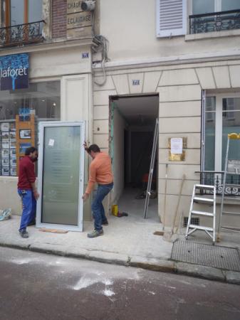 Installation de la porte d'entrée sécurisée